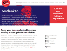Tablet Screenshot of omdenken.nl